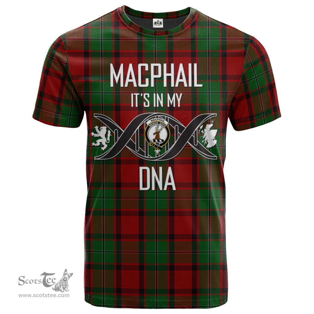Scottish MacPhail Its In My DNA Plaid Family Crest Tartan T Shirt Scottish Plaid Tartan Plaid - ScotsTee - scotstee.com