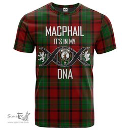 Scottish MacPhail Its In My DNA Plaid Family Crest Tartan T Shirt Scottish Plaid Tartan Plaid - ScotsTee - scotstee.com