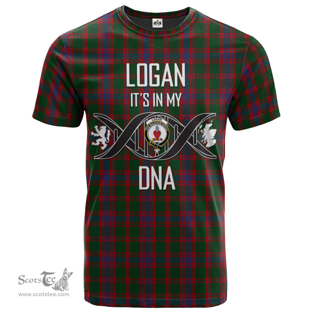 Scottish Logan Its In My DNA Plaid Family Crest Tartan T Shirt Scottish Plaid Tartan Plaid - ScotsTee - scotstee.com