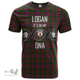 Scottish Logan Its In My DNA Plaid Family Crest Tartan T Shirt Scottish Plaid Tartan Plaid - ScotsTee - scotstee.com
