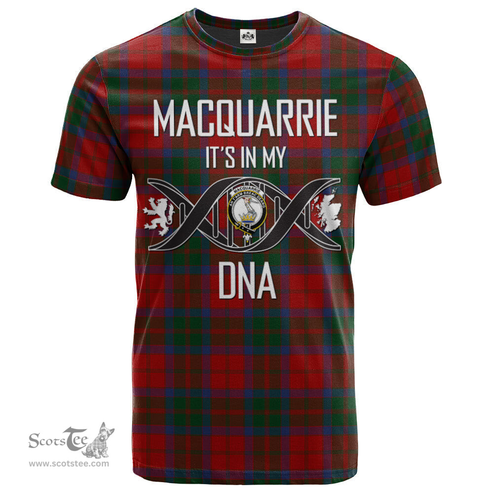Scottish MacQuarrie 02 Its In My DNA Plaid Family Crest Tartan T Shirt Scottish Plaid Tartan Plaid - ScotsTee - scotstee.com