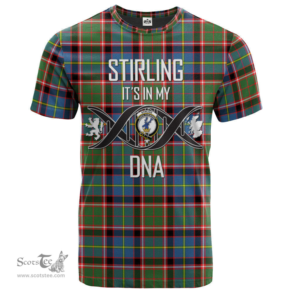 Scottish Stirling Bannockburn Its In My DNA Plaid Family Crest Tartan T Shirt Scottish Plaid Tartan Plaid - ScotsTee - scotstee.com