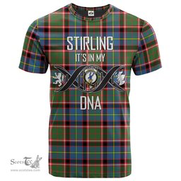 Scottish Stirling Bannockburn Its In My DNA Plaid Family Crest Tartan T Shirt Scottish Plaid Tartan Plaid - ScotsTee - scotstee.com