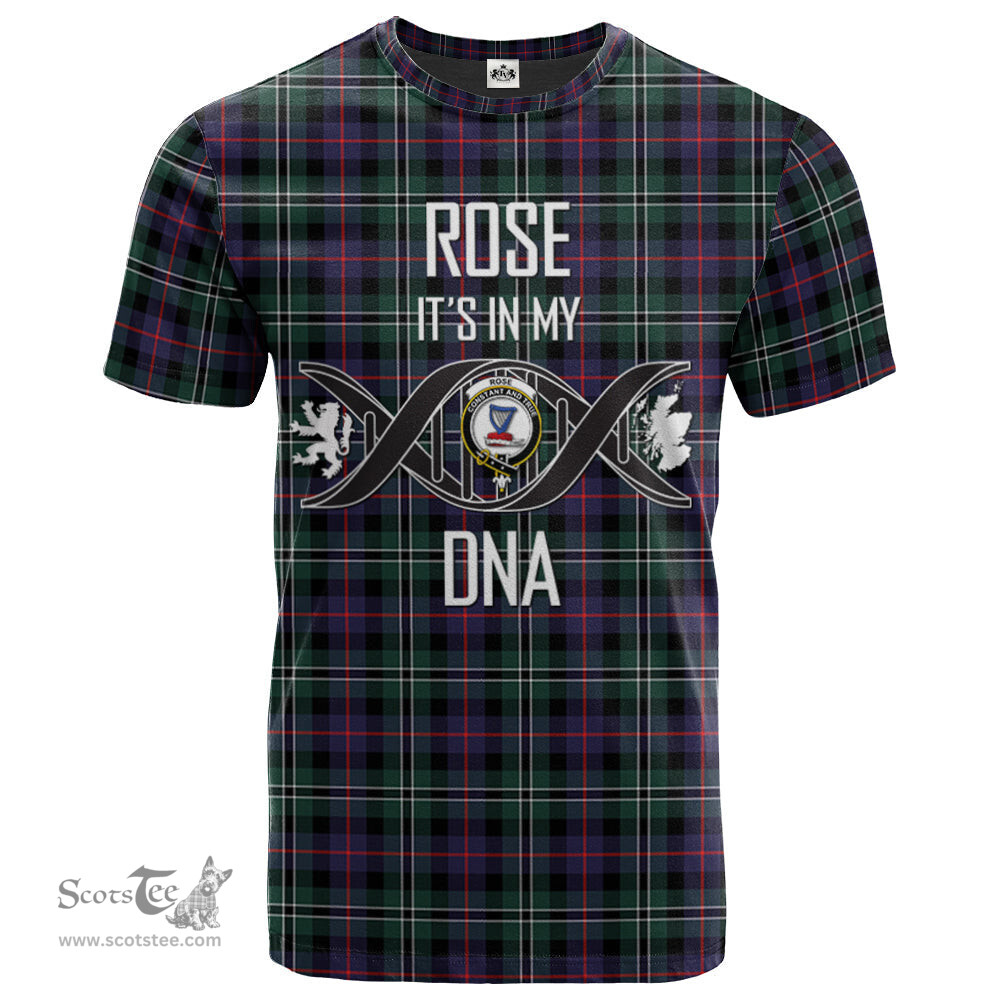 Scottish Rose Hunting Modern Its In My DNA Plaid Family Crest Tartan T Shirt Scottish Plaid Tartan Plaid - ScotsTee - scotstee.com