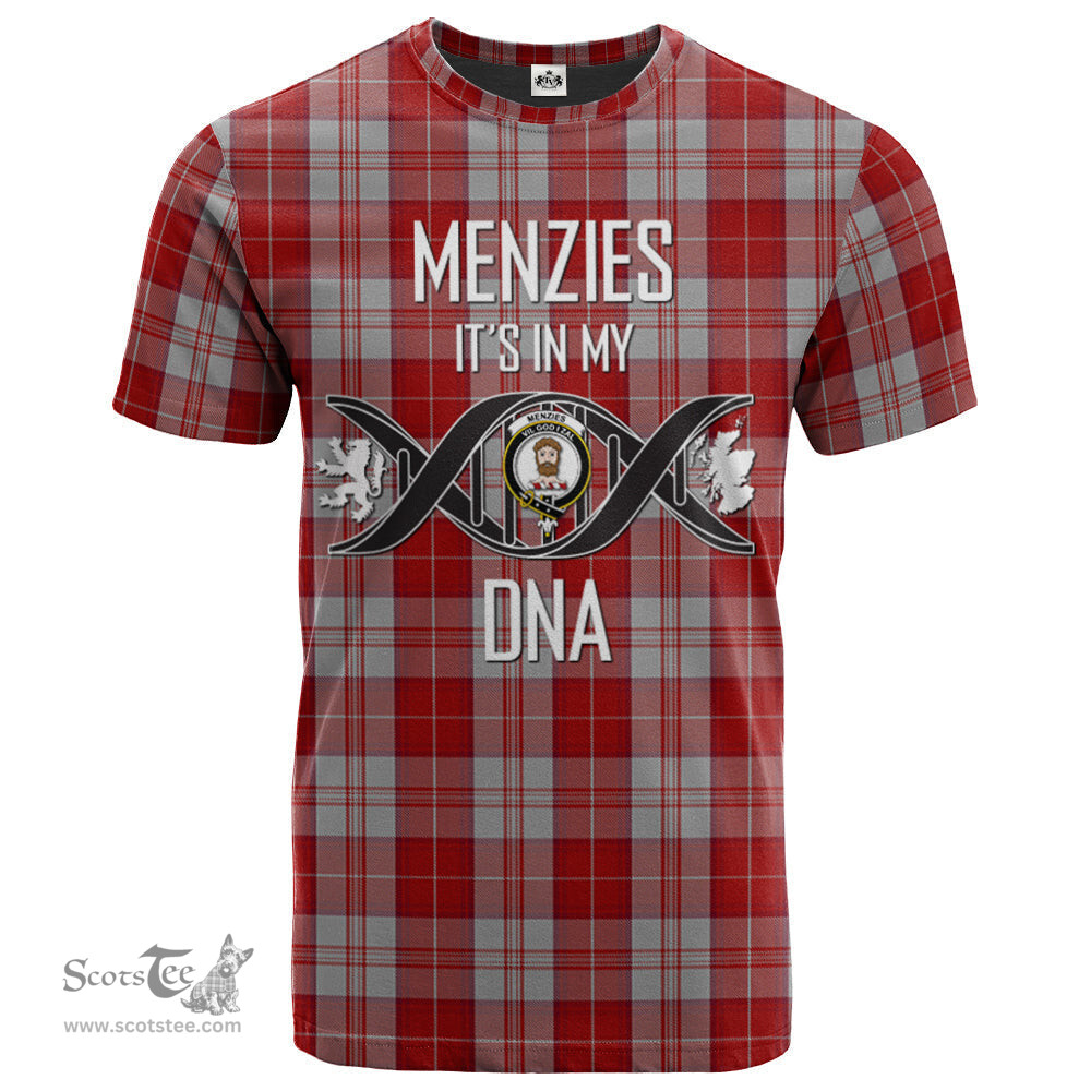 Scottish Menzies 04 Its In My DNA Plaid Family Crest Tartan T Shirt Scottish Plaid Tartan Plaid - ScotsTee - scotstee.com