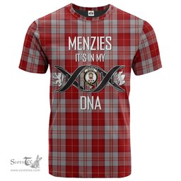 Scottish Menzies 04 Its In My DNA Plaid Family Crest Tartan T Shirt Scottish Plaid Tartan Plaid - ScotsTee - scotstee.com