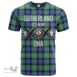 Scottish Sutherland Ancient Its In My DNA Plaid Family Crest Tartan T Shirt Scottish Plaid Tartan Plaid - ScotsTee - scotstee.com