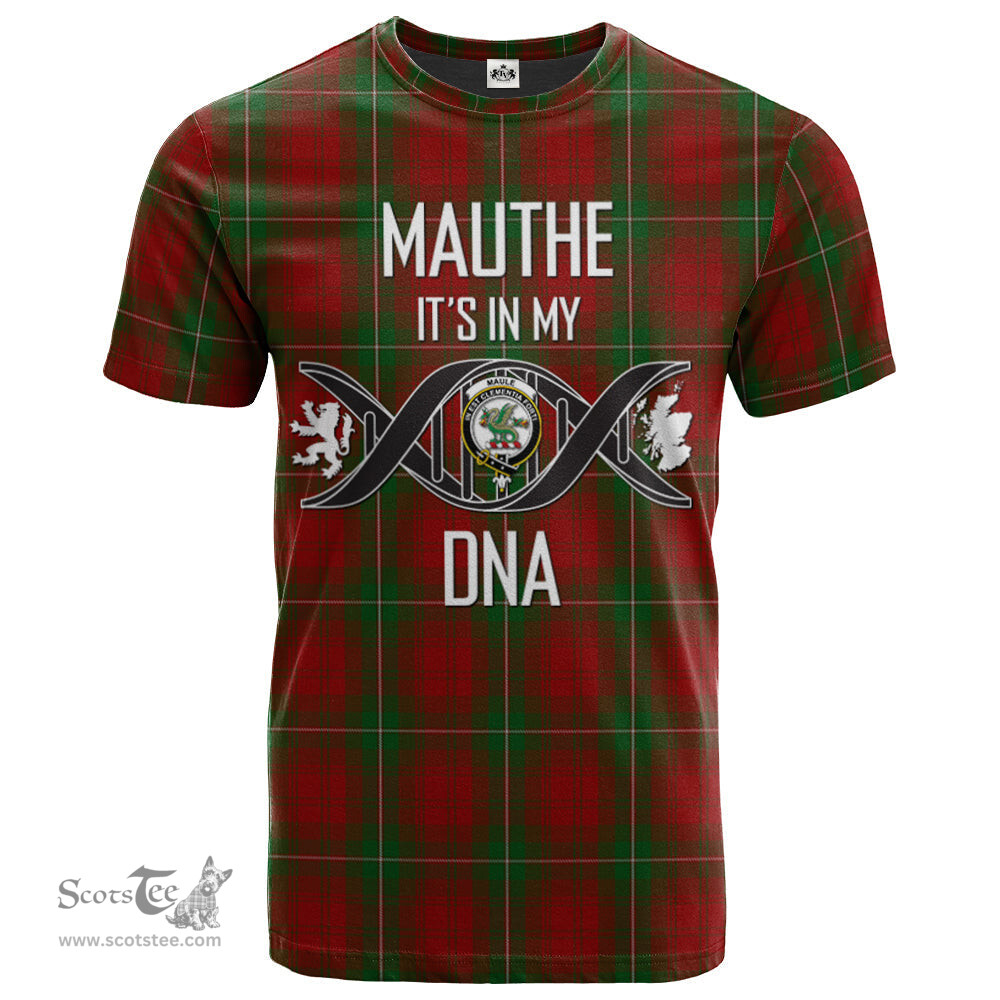Scottish Mauthe Unidentified Its In My DNA Plaid Family Crest Tartan T Shirt Scottish Plaid Tartan Plaid - ScotsTee - scotstee.com
