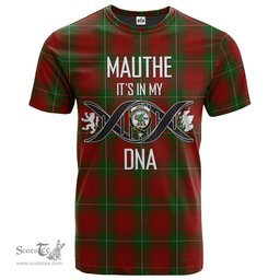 Scottish Mauthe Unidentified Its In My DNA Plaid Family Crest Tartan T Shirt Scottish Plaid Tartan Plaid - ScotsTee - scotstee.com