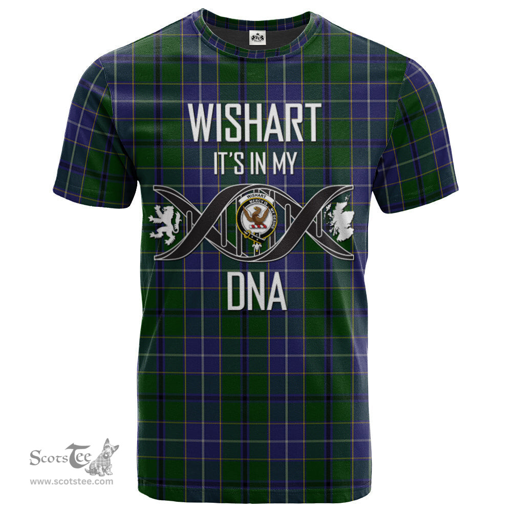 Scottish Wishart Hunting Its In My DNA Plaid Family Crest Tartan T Shirt Scottish Plaid Tartan Plaid - ScotsTee - scotstee.com