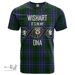 Scottish Wishart Hunting Its In My DNA Plaid Family Crest Tartan T Shirt Scottish Plaid Tartan Plaid - ScotsTee - scotstee.com