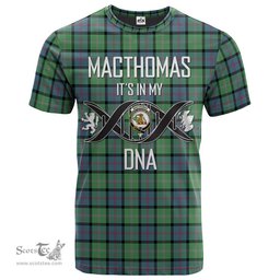 Scottish MacThomas Ancient Its In My DNA Plaid Family Crest Tartan T Shirt Scottish Plaid Tartan Plaid - ScotsTee - scotstee.com