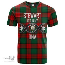 Scottish Stewart Atholl Modern Its In My DNA Plaid Family Crest Tartan T Shirt Scottish Plaid Tartan Plaid - ScotsTee - scotstee.com