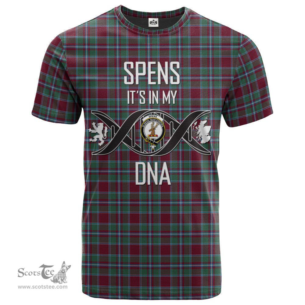 Scottish Spens (Spence) Its In My DNA Plaid Family Crest Tartan T Shirt Scottish Plaid Tartan Plaid - ScotsTee - scotstee.com