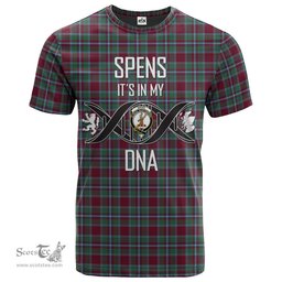 Scottish Spens (Spence) Its In My DNA Plaid Family Crest Tartan T Shirt Scottish Plaid Tartan Plaid - ScotsTee - scotstee.com