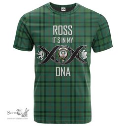 Scottish Ross Hunting Ancient Its In My DNA Plaid Family Crest Tartan T Shirt Scottish Plaid Tartan Plaid - ScotsTee - scotstee.com
