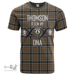 Scottish Thomson Camel Its In My DNA Plaid Family Crest Tartan T Shirt Scottish Plaid Tartan Plaid - ScotsTee - scotstee.com