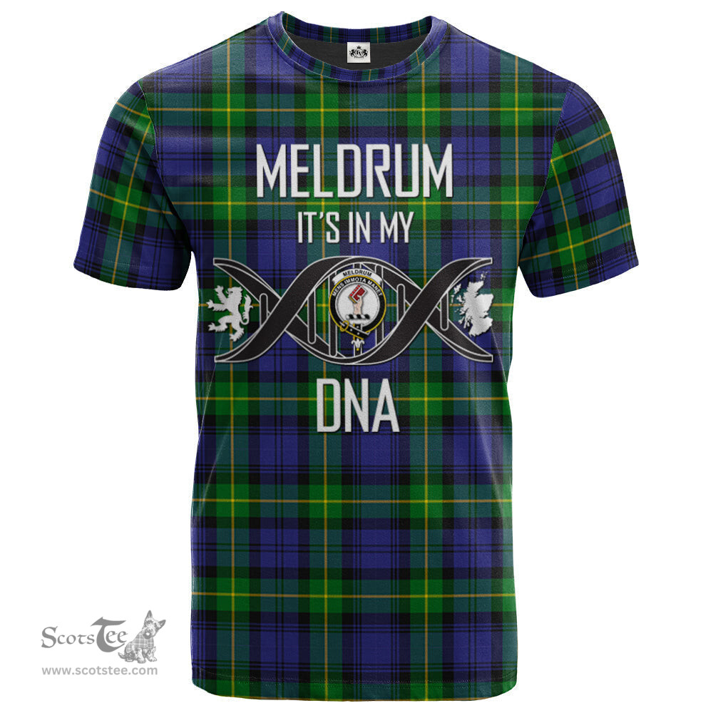 Scottish Meldrum Its In My DNA Plaid Family Crest Tartan T Shirt Scottish Plaid Tartan Plaid - ScotsTee - scotstee.com