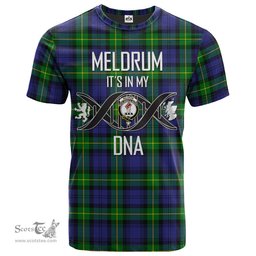 Scottish Meldrum Its In My DNA Plaid Family Crest Tartan T Shirt Scottish Plaid Tartan Plaid - ScotsTee - scotstee.com