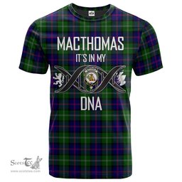 Scottish MacThomas Modern Its In My DNA Plaid Family Crest Tartan T Shirt Scottish Plaid Tartan Plaid - ScotsTee - scotstee.com