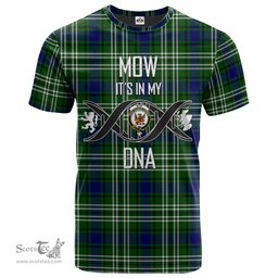 Scottish Mow Its In My DNA Plaid Family Crest Tartan T Shirt Scottish Plaid Tartan Plaid - ScotsTee - scotstee.com