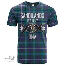 Scottish Sandilands Its In My DNA Plaid Family Crest Tartan T Shirt Scottish Plaid Tartan Plaid - ScotsTee - scotstee.com