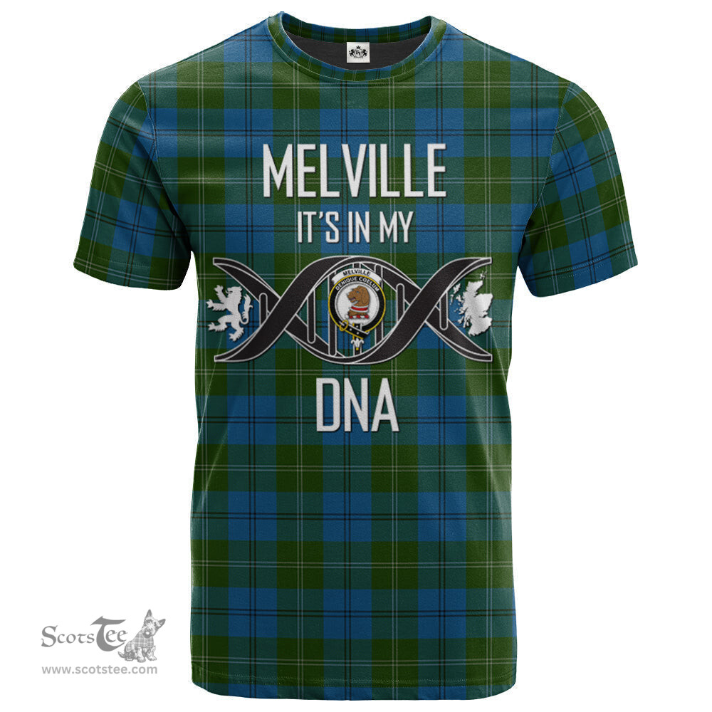 Scottish Melville 02 Its In My DNA Plaid Family Crest Tartan T Shirt Scottish Plaid Tartan Plaid - ScotsTee - scotstee.com