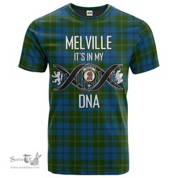 Scottish Melville 02 Its In My DNA Plaid Family Crest Tartan T Shirt Scottish Plaid Tartan Plaid - ScotsTee - scotstee.com