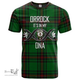 Scottish Orrock Its In My DNA Plaid Family Crest Tartan T Shirt Scottish Plaid Tartan Plaid - ScotsTee - scotstee.com