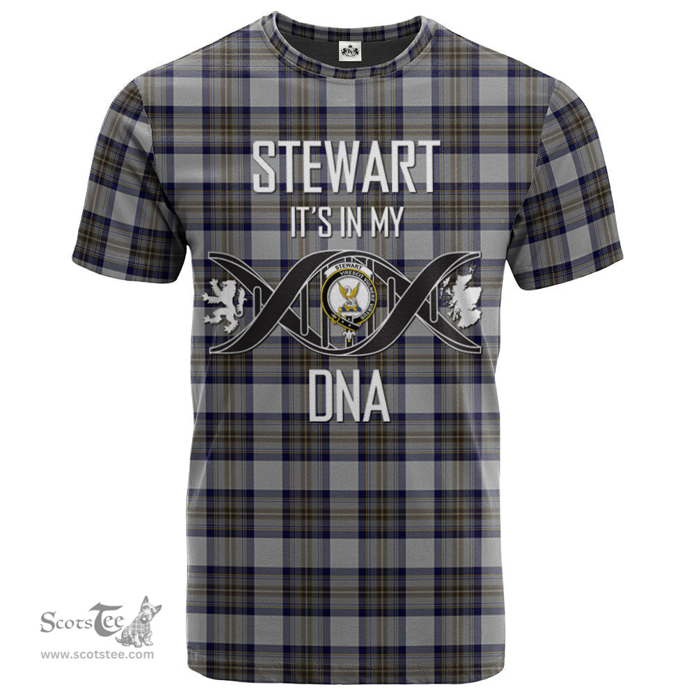Scottish Stewart Dress Blue Its In My DNA Plaid Family Crest Tartan T Shirt Scottish Plaid Tartan Plaid - ScotsTee - scotstee.com