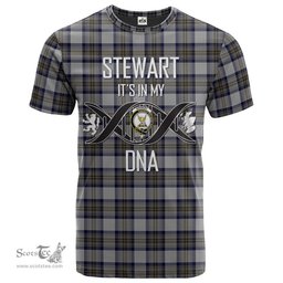 Scottish Stewart Dress Blue Its In My DNA Plaid Family Crest Tartan T Shirt Scottish Plaid Tartan Plaid - ScotsTee - scotstee.com