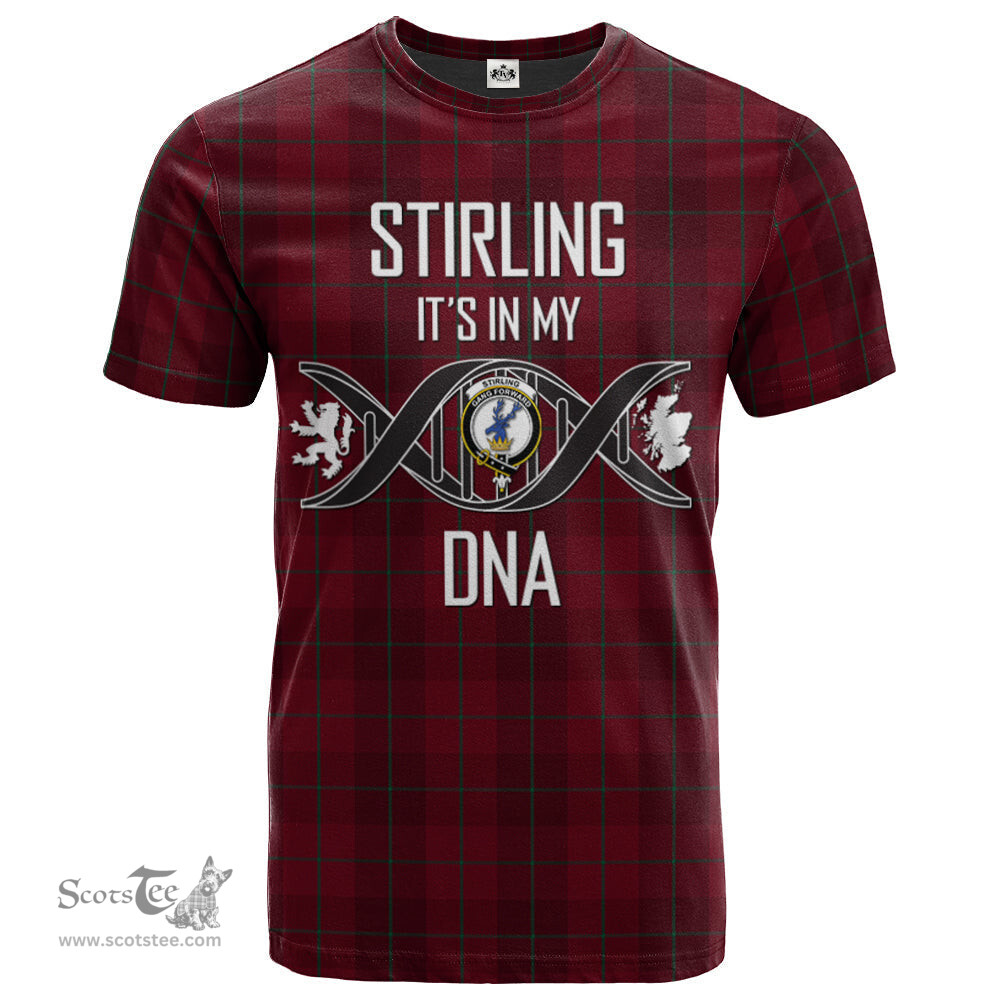 Scottish Stirling of Keir Its In My DNA Plaid Family Crest Tartan T Shirt Scottish Plaid Tartan Plaid - ScotsTee - scotstee.com