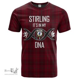 Scottish Stirling of Keir Its In My DNA Plaid Family Crest Tartan T Shirt Scottish Plaid Tartan Plaid - ScotsTee - scotstee.com