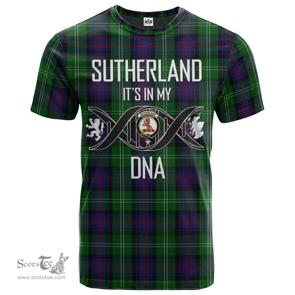 Scottish Sutherland 01 Its In My DNA Plaid Family Crest Tartan T Shirt Scottish Plaid Tartan Plaid - ScotsTee - scotstee.com