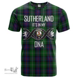 Scottish Sutherland 01 Its In My DNA Plaid Family Crest Tartan T Shirt Scottish Plaid Tartan Plaid - ScotsTee - scotstee.com