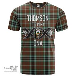 Scottish Thomson Hunting Modern Its In My DNA Plaid Family Crest Tartan T Shirt Scottish Plaid Tartan Plaid - ScotsTee - scotstee.com