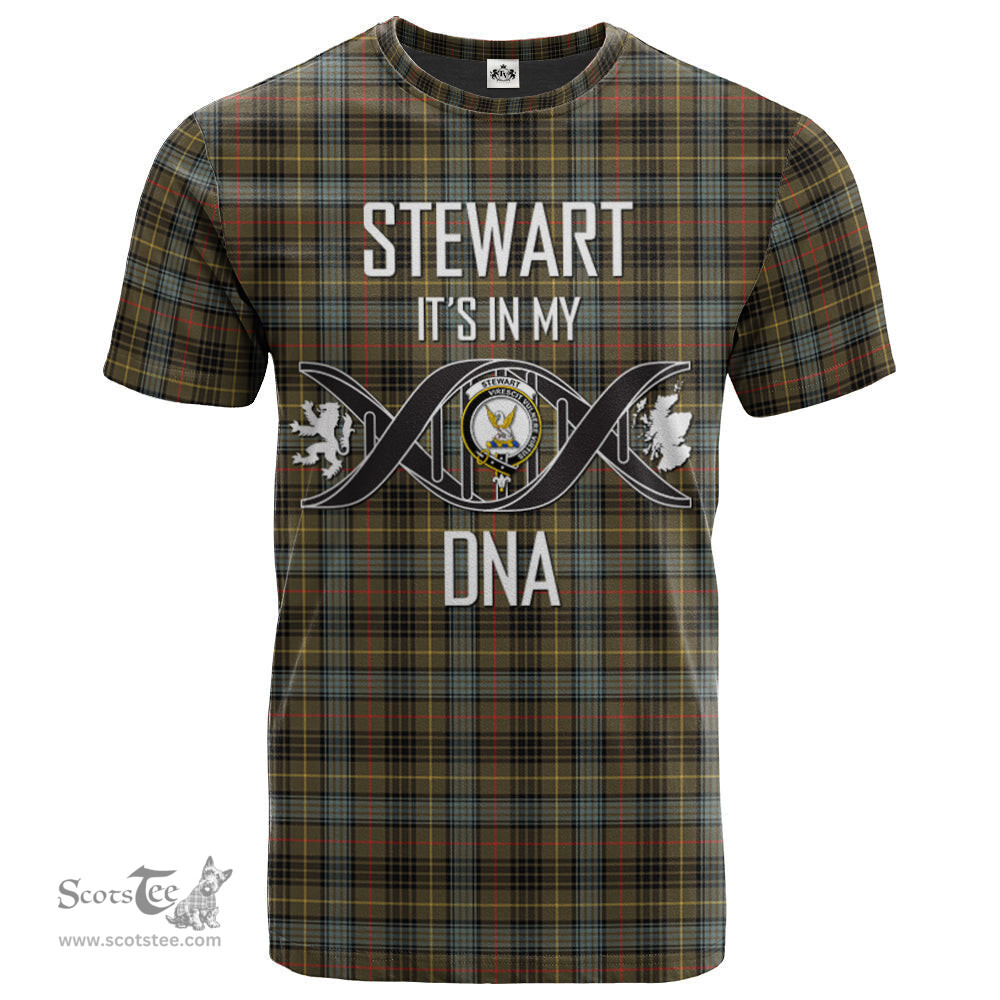 Scottish Stewart Hunting Weathered Its In My DNA Plaid Family Crest Tartan T Shirt Scottish Plaid Tartan Plaid - ScotsTee - scotstee.com