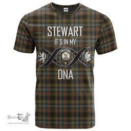 Scottish Stewart Hunting Weathered Its In My DNA Plaid Family Crest Tartan T Shirt Scottish Plaid Tartan Plaid - ScotsTee - scotstee.com