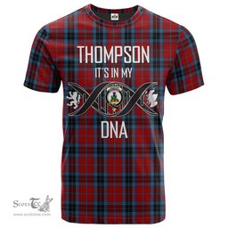Scottish Thompson 03 Its In My DNA Plaid Family Crest Tartan T Shirt Scottish Plaid Tartan Plaid - ScotsTee - scotstee.com