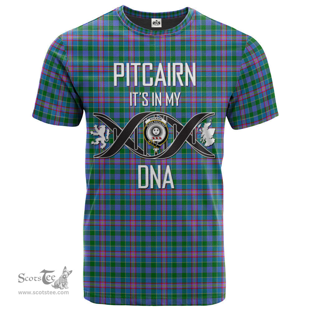 Scottish Pitcairn Hunting Its In My DNA Plaid Family Crest Tartan T Shirt Scottish Plaid Tartan Plaid - ScotsTee - scotstee.com