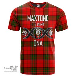 Scottish Maxtone Its In My DNA Plaid Family Crest Tartan T Shirt Scottish Plaid Tartan Plaid - ScotsTee - scotstee.com