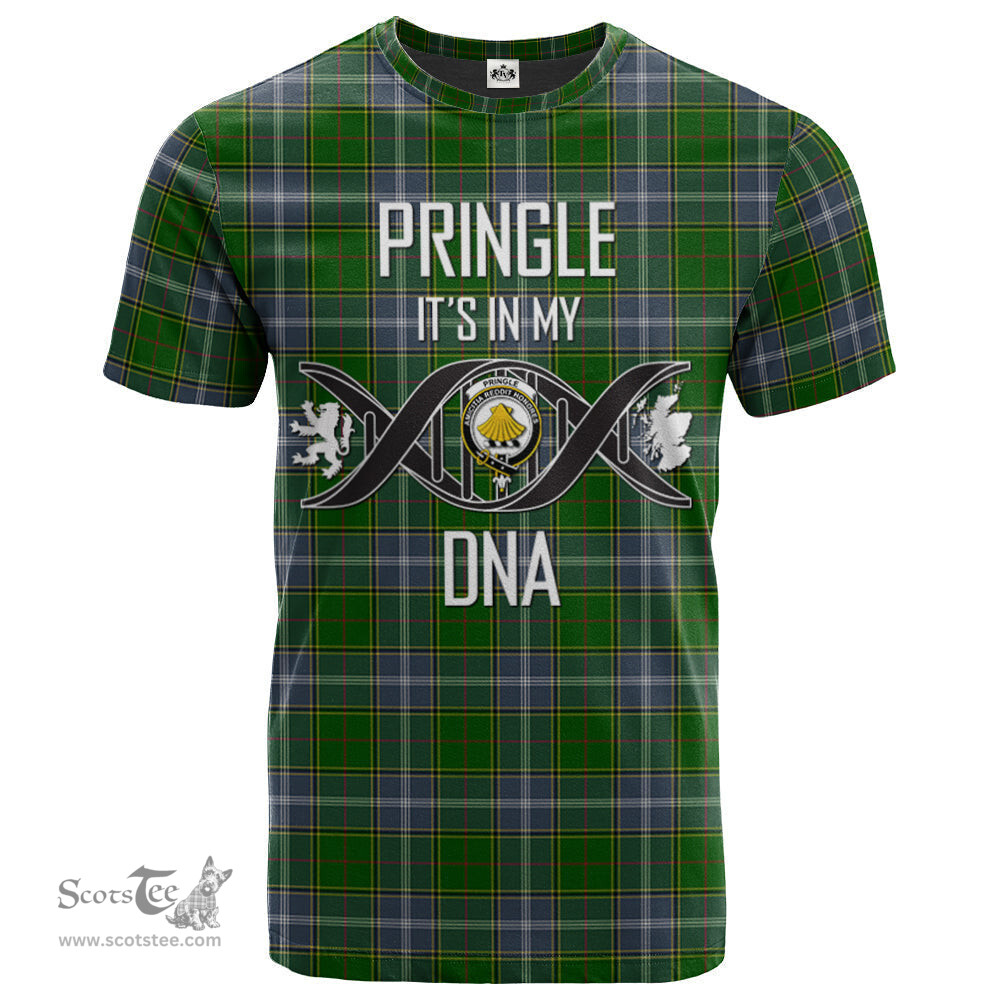 Scottish Pringle Its In My DNA Plaid Family Crest Tartan T Shirt Scottish Plaid Tartan Plaid - ScotsTee - scotstee.com