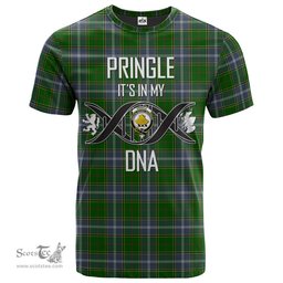Scottish Pringle Its In My DNA Plaid Family Crest Tartan T Shirt Scottish Plaid Tartan Plaid - ScotsTee - scotstee.com