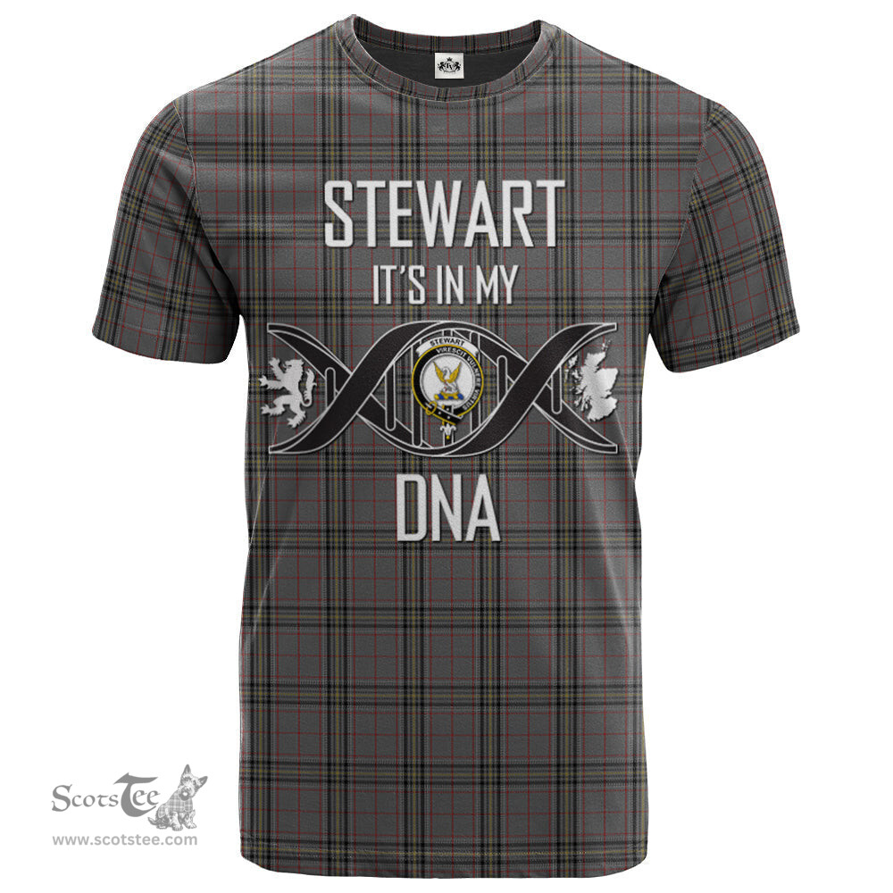 Scottish Stewart Grey Its In My DNA Plaid Family Crest Tartan T Shirt Scottish Plaid Tartan Plaid - ScotsTee - scotstee.com