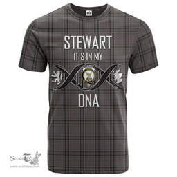 Scottish Stewart Grey Its In My DNA Plaid Family Crest Tartan T Shirt Scottish Plaid Tartan Plaid - ScotsTee - scotstee.com