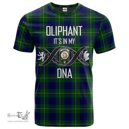 Scottish Oliphant Modern Its In My DNA Plaid Family Crest Tartan T Shirt Scottish Plaid Tartan Plaid - ScotsTee - scotstee.com