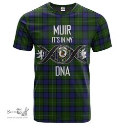 Scottish Muir - Moore Its In My DNA Plaid Family Crest Tartan T Shirt Scottish Plaid Tartan Plaid - ScotsTee - scotstee.com