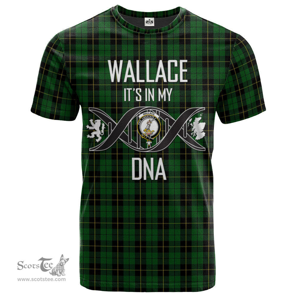 Scottish Wallace Hunting Its In My DNA Plaid Family Crest Tartan T Shirt Scottish Plaid Tartan Plaid - ScotsTee - scotstee.com