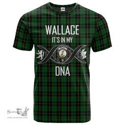 Scottish Wallace Hunting Its In My DNA Plaid Family Crest Tartan T Shirt Scottish Plaid Tartan Plaid - ScotsTee - scotstee.com