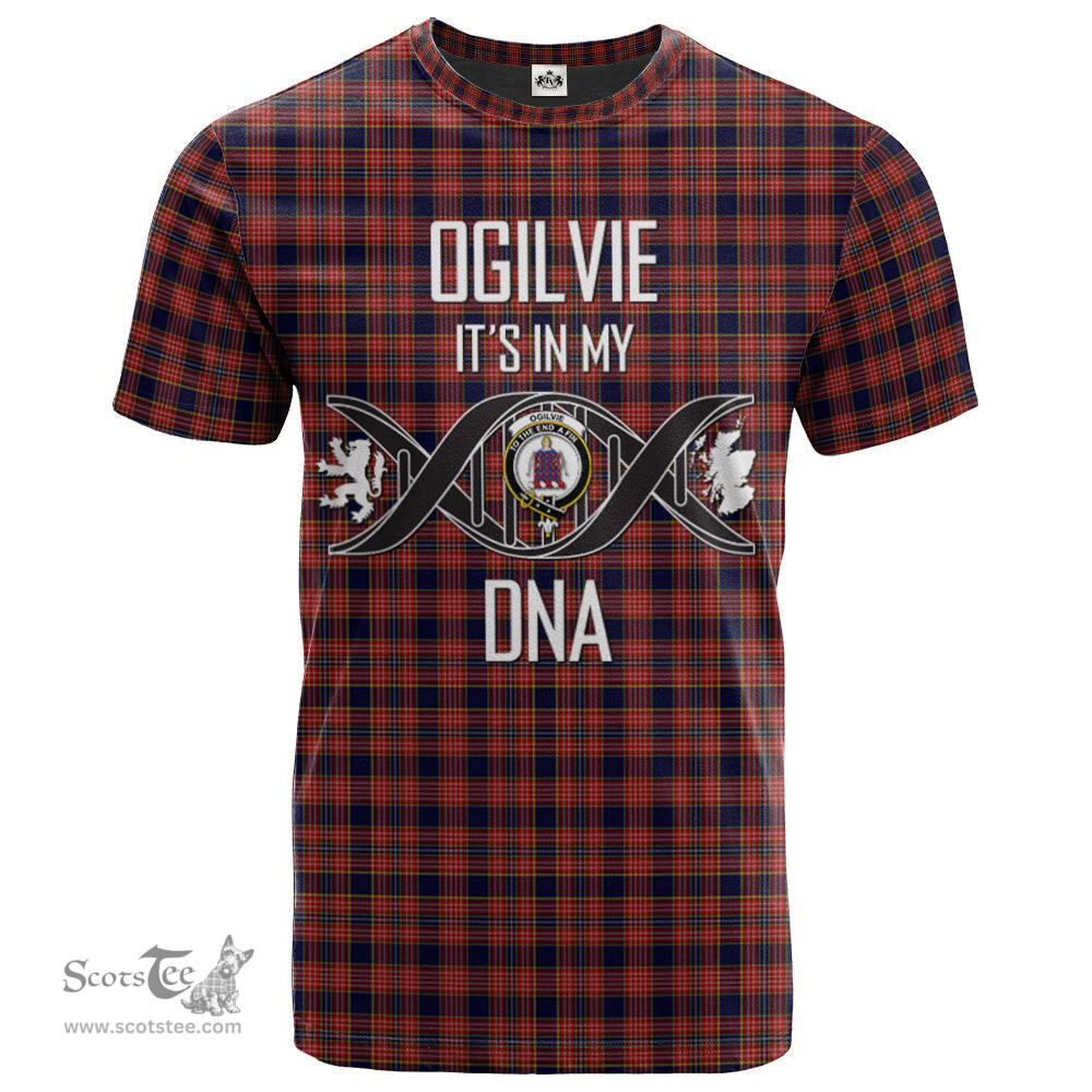Scottish Ogilvie (Ogilvy) 01 Its In My DNA Plaid Family Crest Tartan T Shirt Scottish Plaid Tartan Plaid - ScotsTee - scotstee.com
